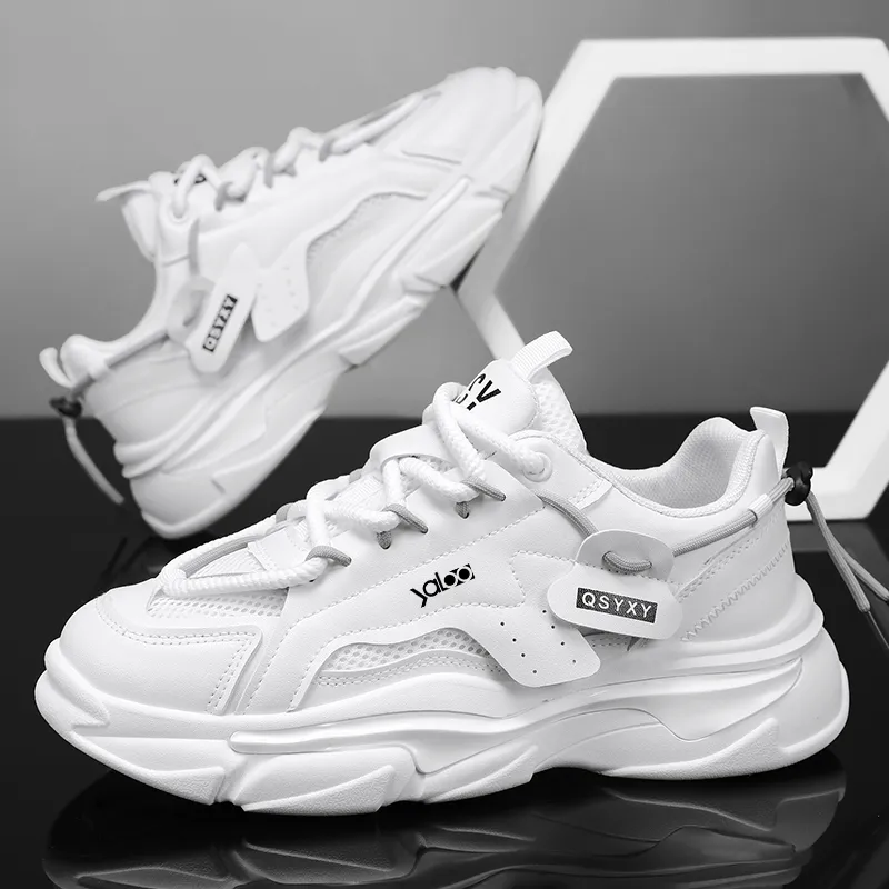 Yalu Preferred Slip Resistant, Abrasion Resistant, Breathable, Lightweight Low Top Chunky Sneakers Men's-17