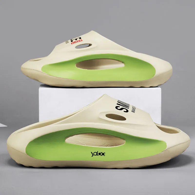 Yalu Preferred EVA Quiet, Slip Resistant, Quick Dry Slide Slippers Men's-12