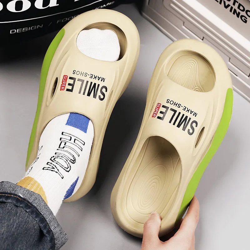 Yalu Preferred EVA Quiet, Slip Resistant, Quick Dry Slide Slippers Men's-14