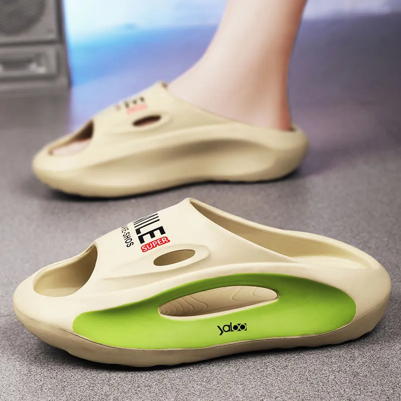 Yalu Preferred EVA Quiet, Slip Resistant, Quick Dry Slide Slippers Men's-13