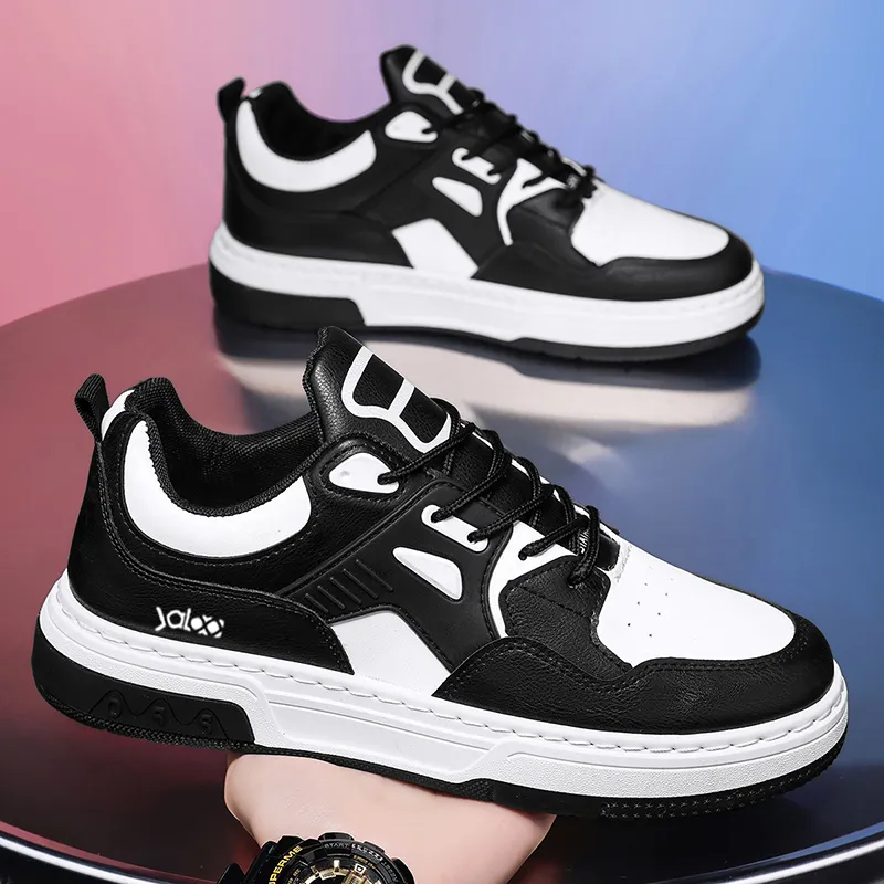 Yalu Preferred Slip Resistant, Abrasion Resistant, Lightweight Low Top Skateboard Shoes Men's-7