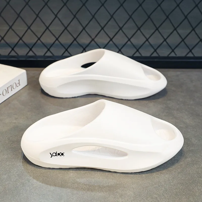 Yalu Preferred EVA Cut Out Slip Resistant Odor Resistant Abrasion Resistant Slide Slippers Unisex-3