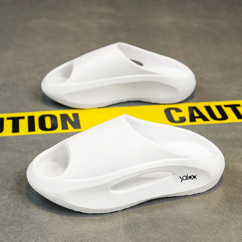 Yalu Preferred EVA Cut Out Slip Resistant Odor Resistant Abrasion Resistant Slide Slippers Unisex-2