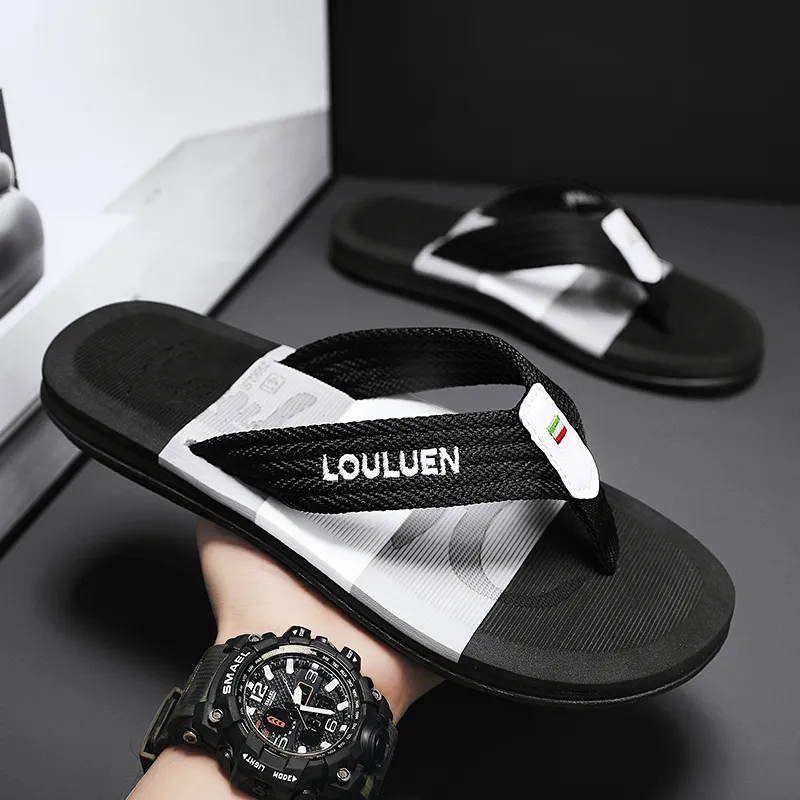 Yalu Preferred Stitching Flip Flops Men's-2