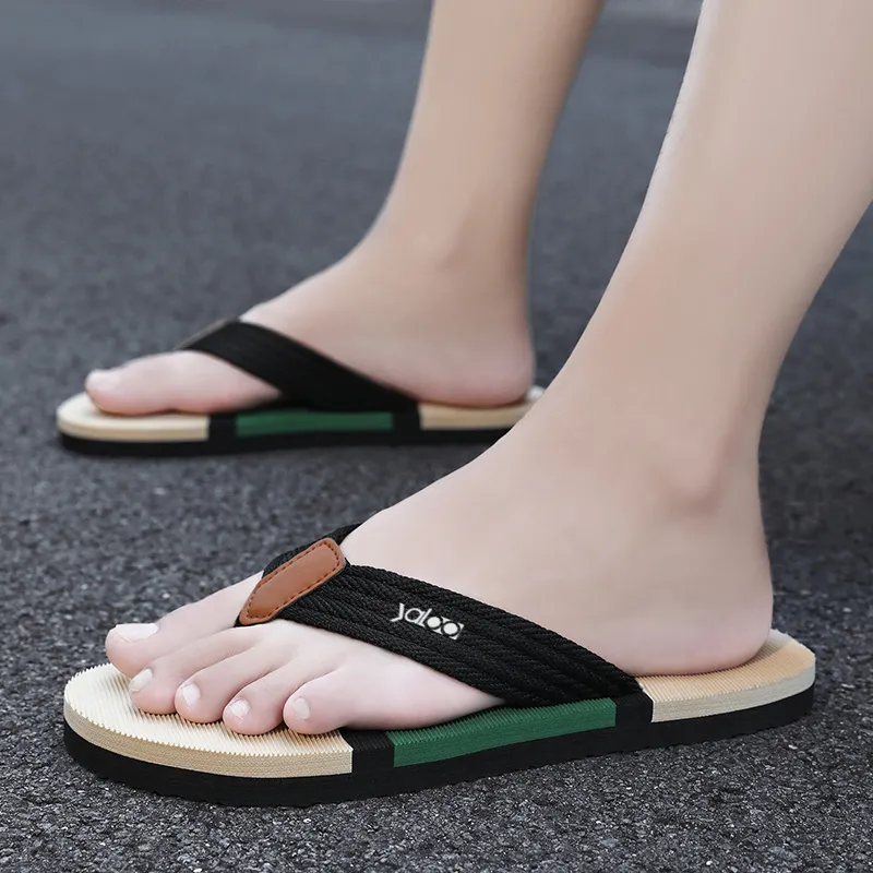 Yalu Preferred Rubber Sole Abrasion Resistant Slip Resistant Flip Flops Men's-4