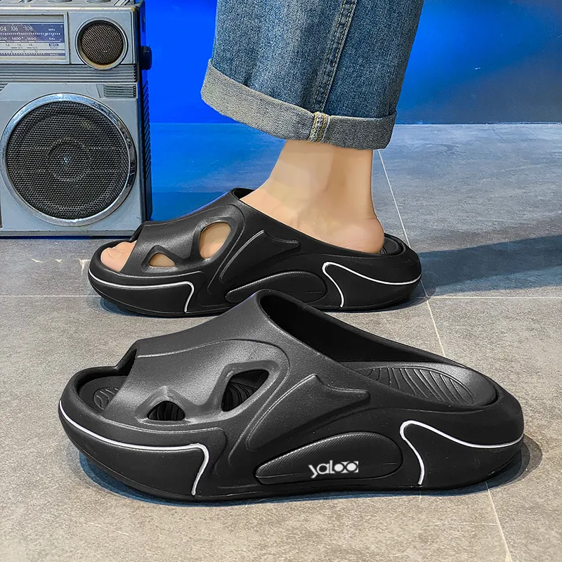 Yalu Preferred Composite Sole EVA Slip Resistant Abrasion Resistant Slide Slippers Men's-1