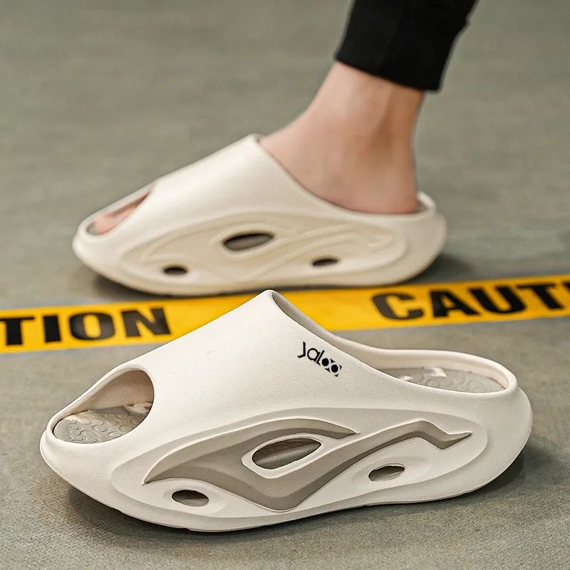 Yalu Preferred EVA Slip Resistant Abrasion Resistant Slide Slippers Unisex-8