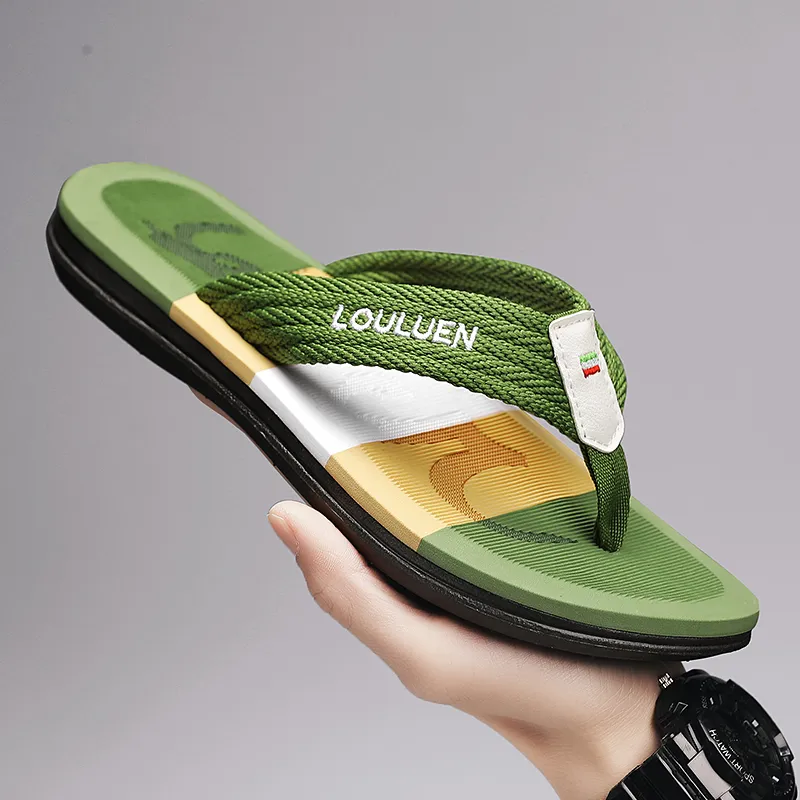 Yalu Preferred Stitching Flip Flops Men's-9