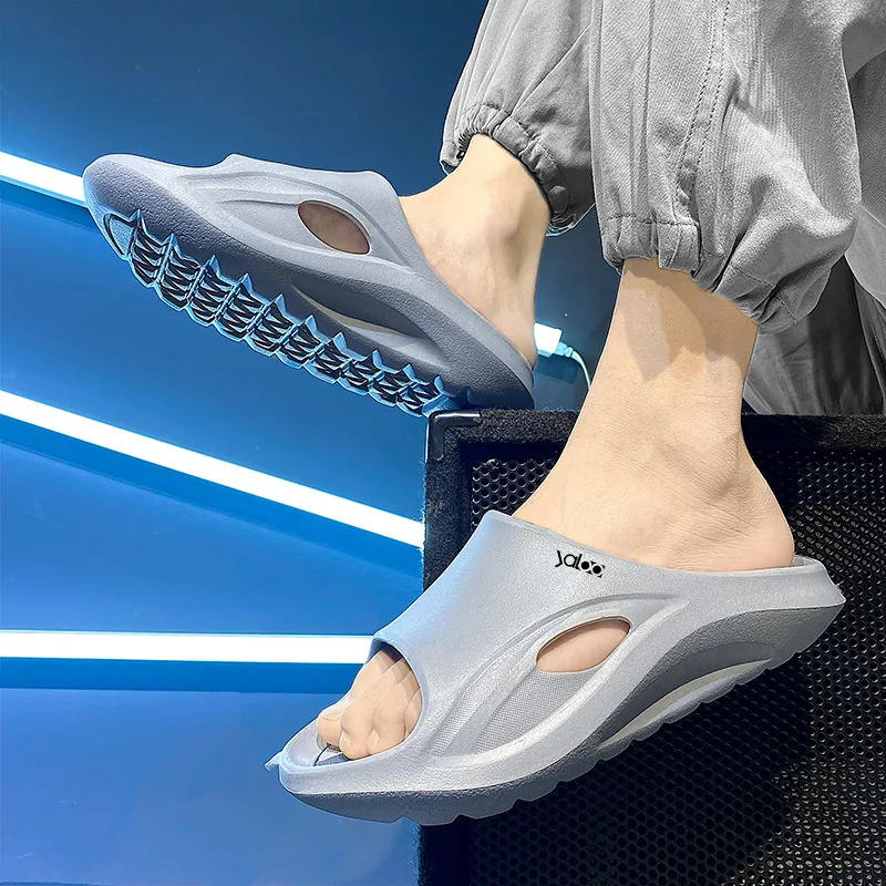 Yalu Preferred EVA Slip Resistant Abrasion Resistant Slide Slippers Unisex-5