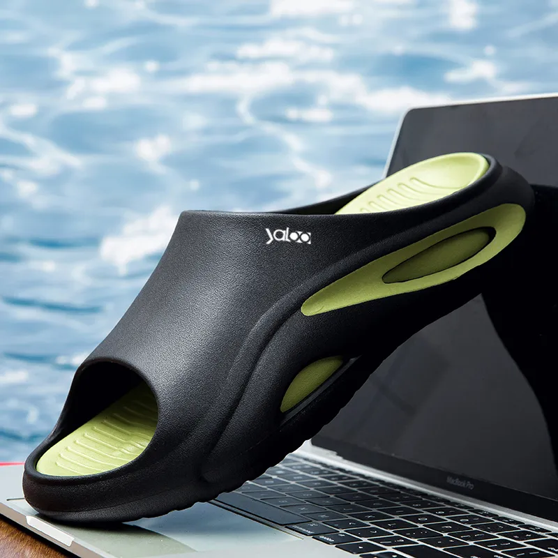 Yalu Preferred EVA Slip Resistant Abrasion Resistant Slide Slippers Men's-4