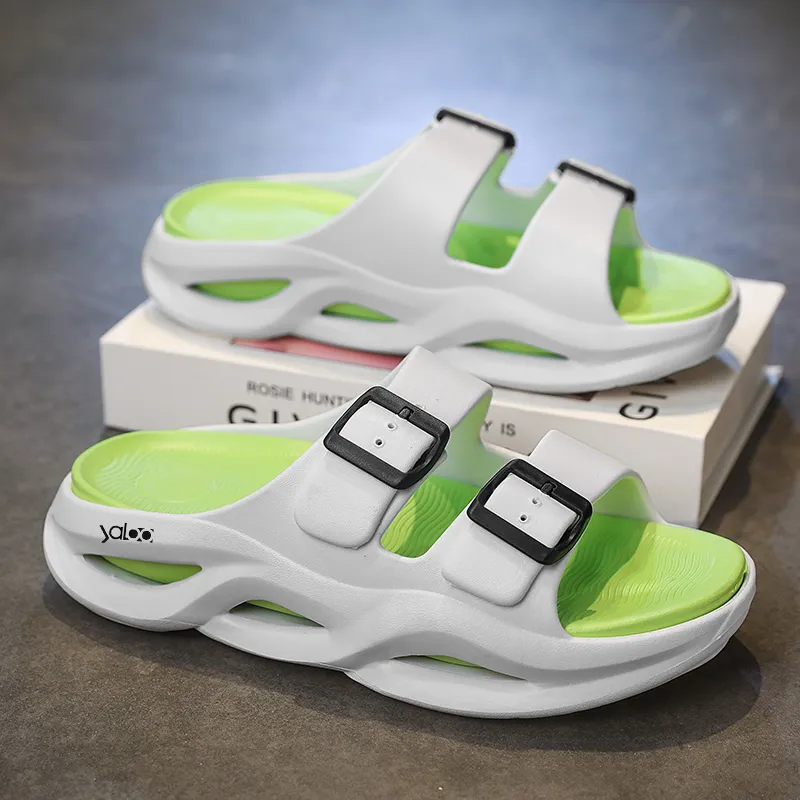 Yalu Preferred EVA Cut Out Slip Resistant Cushioning Slide Slippers Men's-10