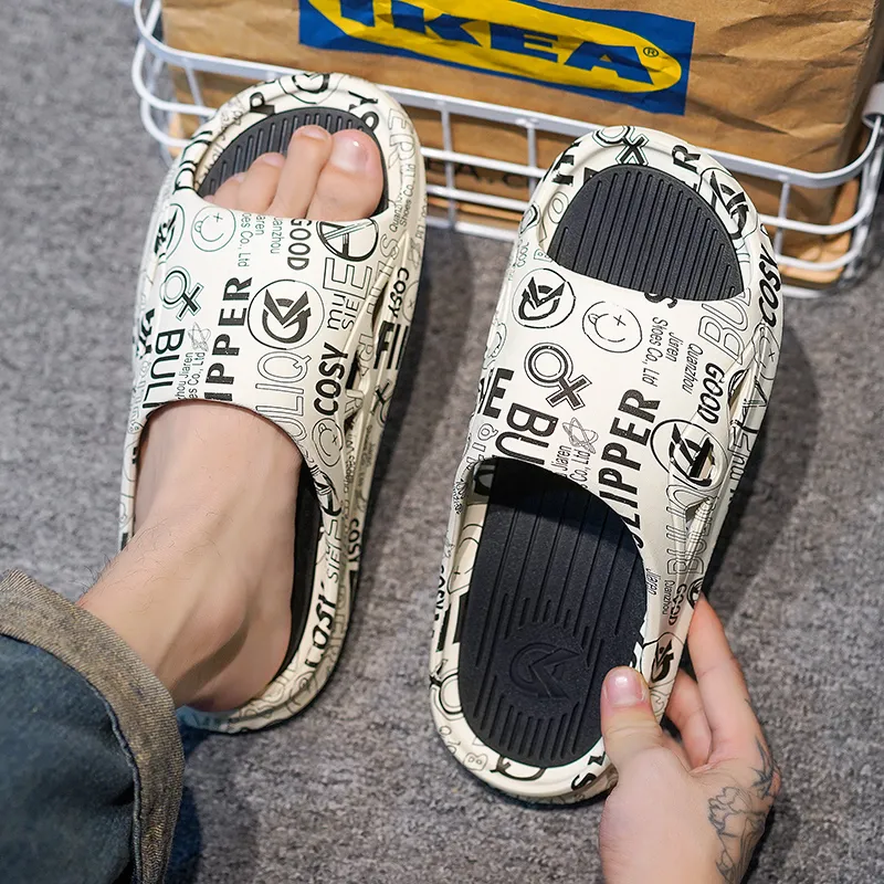 Yalu Preferred Odor Resistant Slide Slippers Men's-7