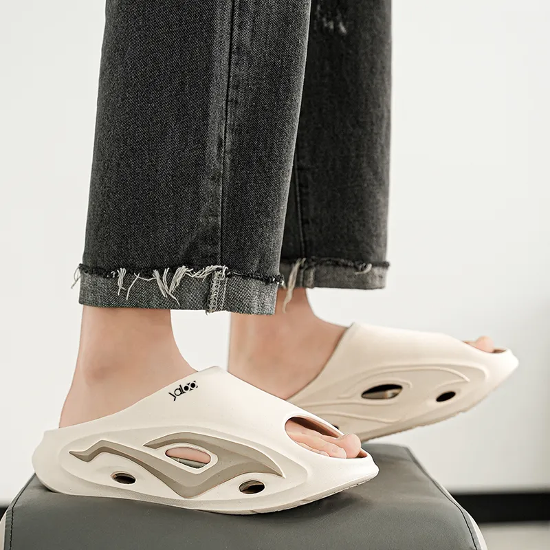 Yalu Preferred EVA Slip Resistant Abrasion Resistant Slide Slippers Unisex-7