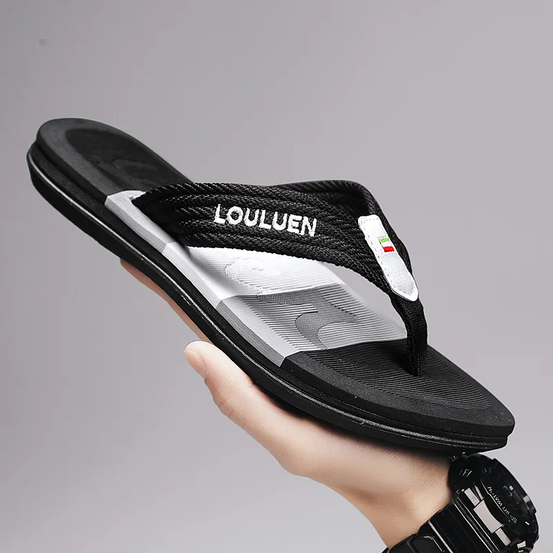Yalu Preferred Stitching Flip Flops Men's-1