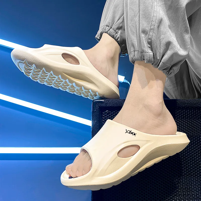 Yalu Preferred EVA Slip Resistant Abrasion Resistant Slide Slippers Unisex-8