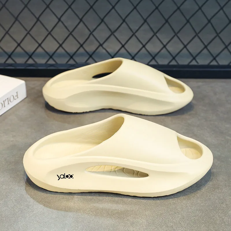 Yalu Preferred EVA Cut Out Slip Resistant Odor Resistant Abrasion Resistant Slide Slippers Unisex-13