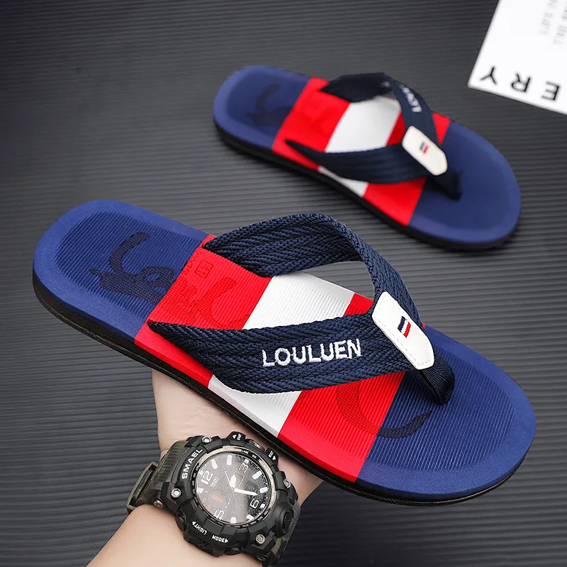 Yalu Preferred Stitching Flip Flops Men's-7