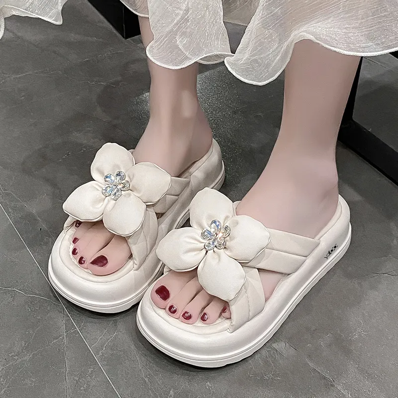 Yalu Preferred EVA Slip Resistant Abrasion Resistant Slide Slippers Women's-4