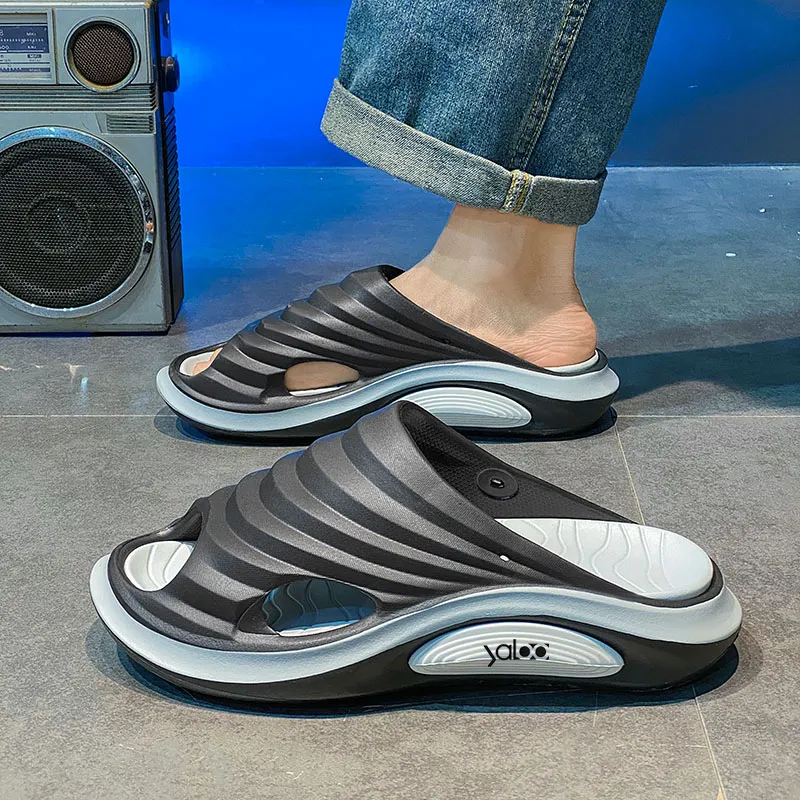 Yalu Preferred EVA Slip Resistant Quick Dry Slide Slippers Men's-3