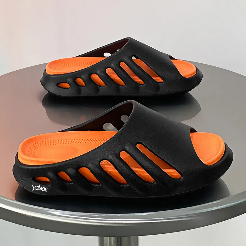 Yalu Preferred EVA Cut Out Slip Resistant Odor Resistant Abrasion Resistant Slide Slippers Men's-9