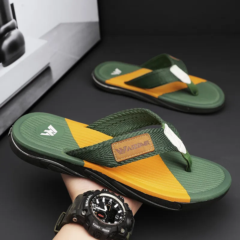 Yalu Preferred Woven Flip Flops Men's-11