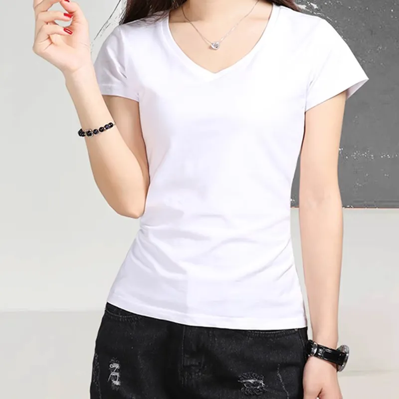 AWAO Set in Sleeve T Shirt Women's Black-7