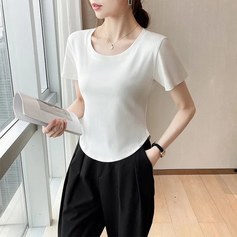AWAO Regular T Shirt Women's White-4