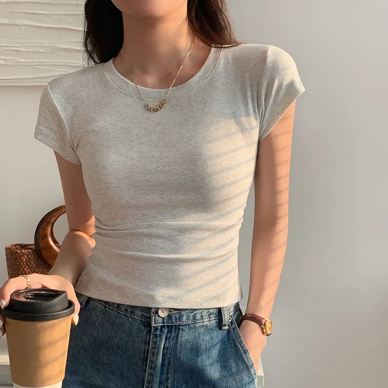 AWAO T Shirt Women's Heather Gray-3