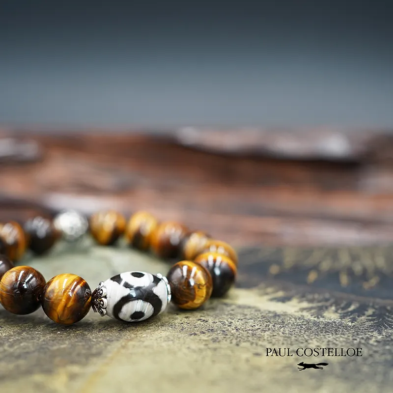 PAUL COSTELLOE Tiger's Eye Stone Bracelets Unisex-5