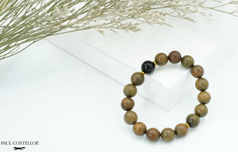 PAUL COSTELLOE Green Sandalwood Bracelets Unisex-1