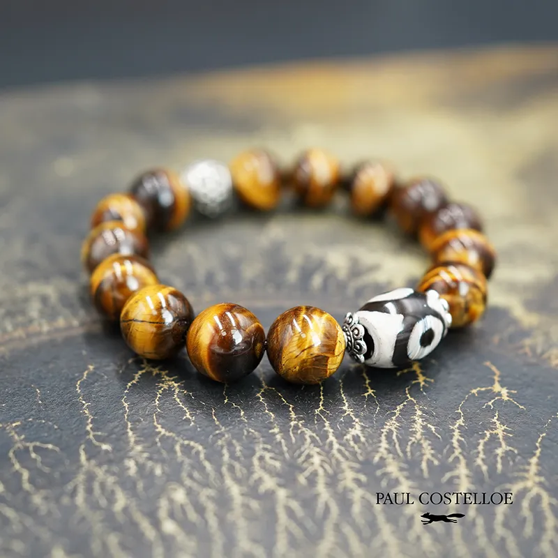 PAUL COSTELLOE Tiger's Eye Stone Bracelets Unisex-4