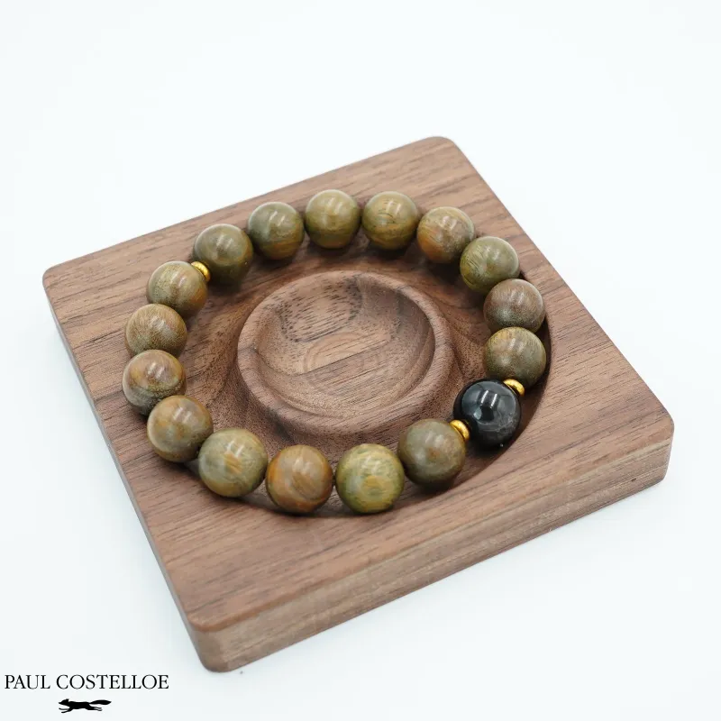 PAUL COSTELLOE Green Sandalwood Bracelets Unisex-6