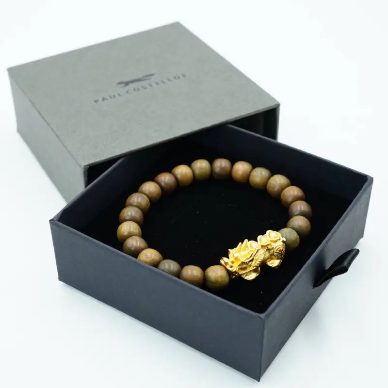 PAUL COSTELLOE Green Sandalwood Bracelets Unisex-1
