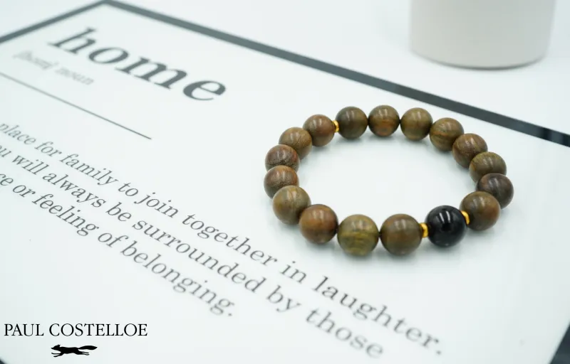 PAUL COSTELLOE Green Sandalwood Bracelets Unisex-5