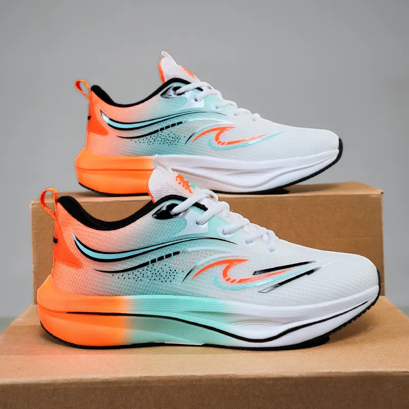 ROBINHOOD Cushioning, Slip Resistant, Abrasion Resistant, Impact Resistant, Rebound Low Top Casual Shoes Men's Box-4