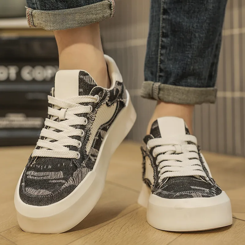 ROBINHOOD Slip Resistant Shock Absorbers, Abrasion Resistant Impact Resistance, Coverage Low Top Skateboard Shoes Men's-4