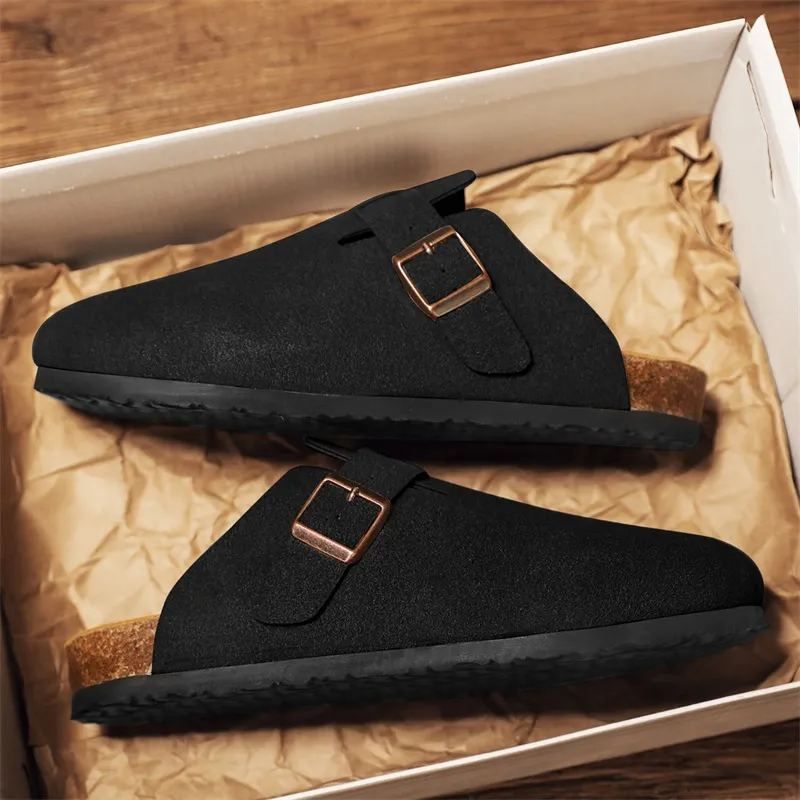 ROBINHOOD Slip Resistant Wrap toe Slippers Men's Box-13