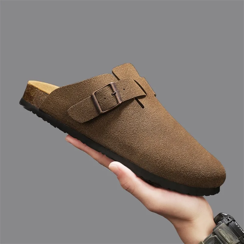 ROBINHOOD Slip Resistant Wrap toe Slippers Men's Box-19