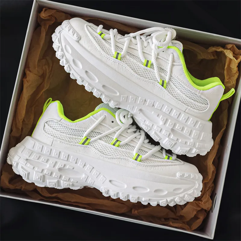 ROBINHOOD Cushioning, Slip Resistant, Abrasion Resistant Support Low Top Chunky Sneakers Men's Box-3