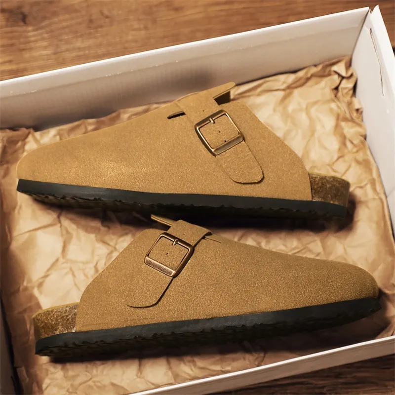 ROBINHOOD Slip Resistant Wrap toe Slippers Men's Box-3