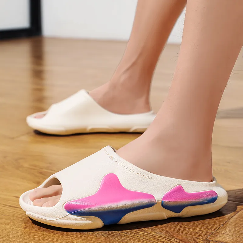 ROBINHOOD Quiet Slip Resistant Abrasion Resistant Quick Dry Cushioning Slide Slippers Unisex-9