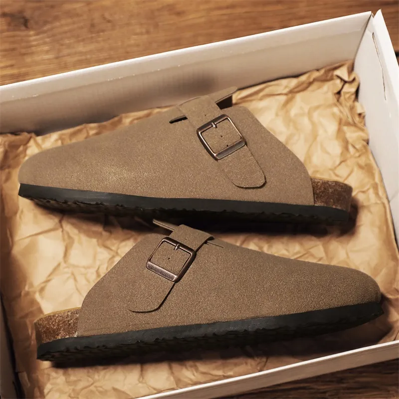 ROBINHOOD Slip Resistant Wrap toe Slippers Men's Box-18