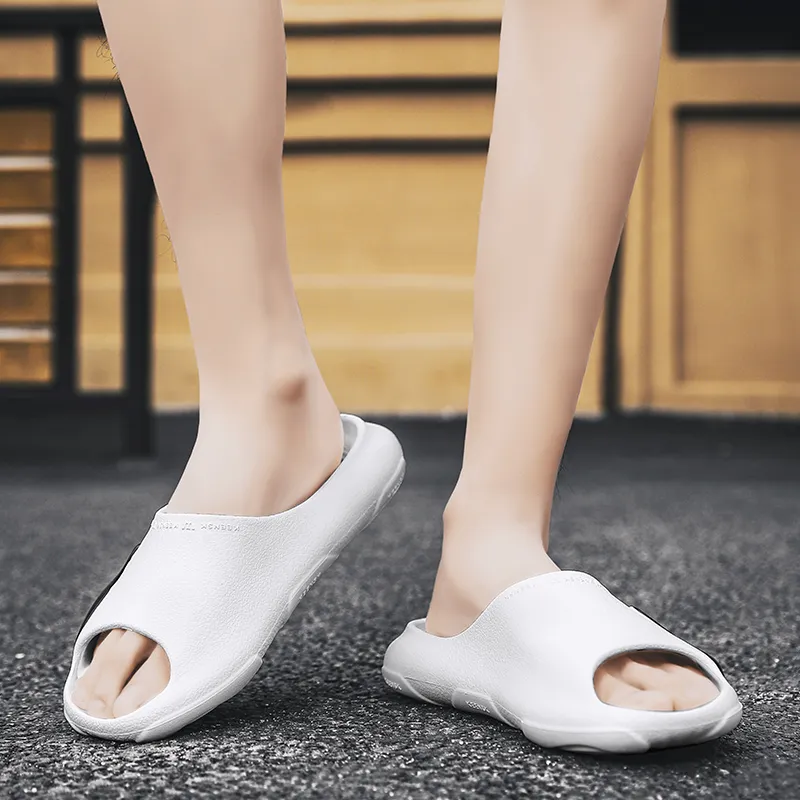 ROBINHOOD Quiet Slip Resistant Abrasion Resistant Quick Dry Cushioning Slide Slippers Unisex-4
