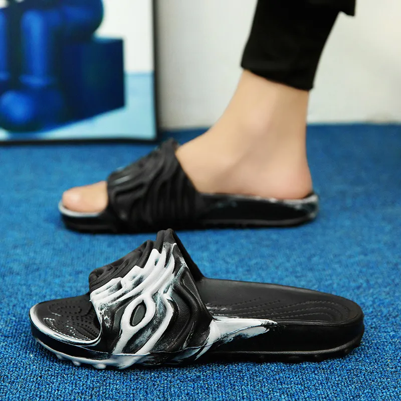 ROBINHOOD Slip Resistant Abrasion Resistant Quick Dry Cushioning Slide Slippers Men's-3