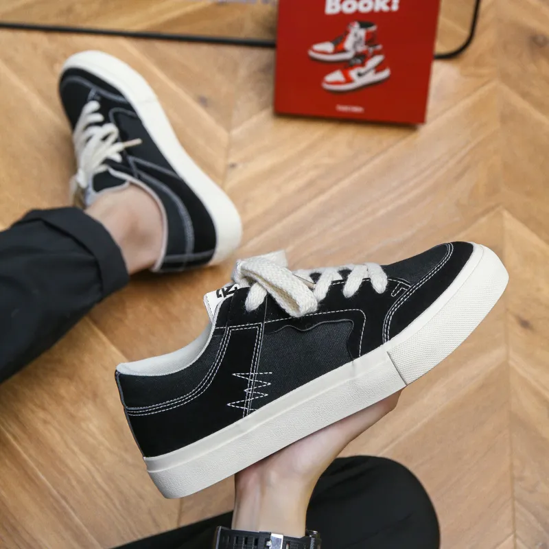 ROBINHOOD Coverage Slip Resistant Cushioning Abrasion Resistant Low Top Skateboard Shoes Men's-3