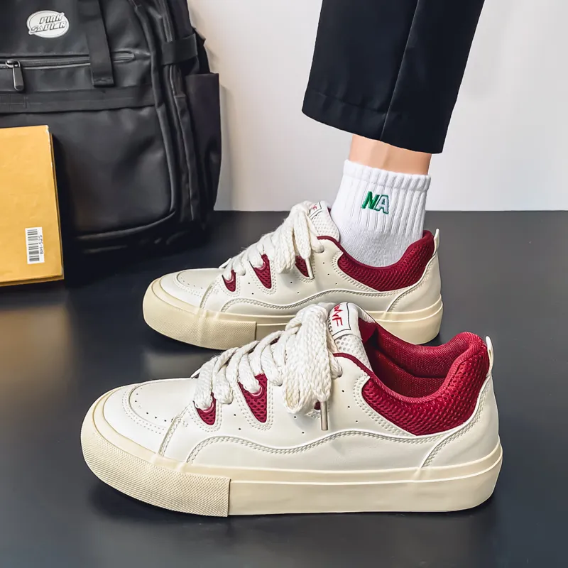 ROBINHOOD Coverage Slip Resistant Cushioning Impact Resistance Abrasion Resistant Low Top Skateboard Shoes Men's Box-4