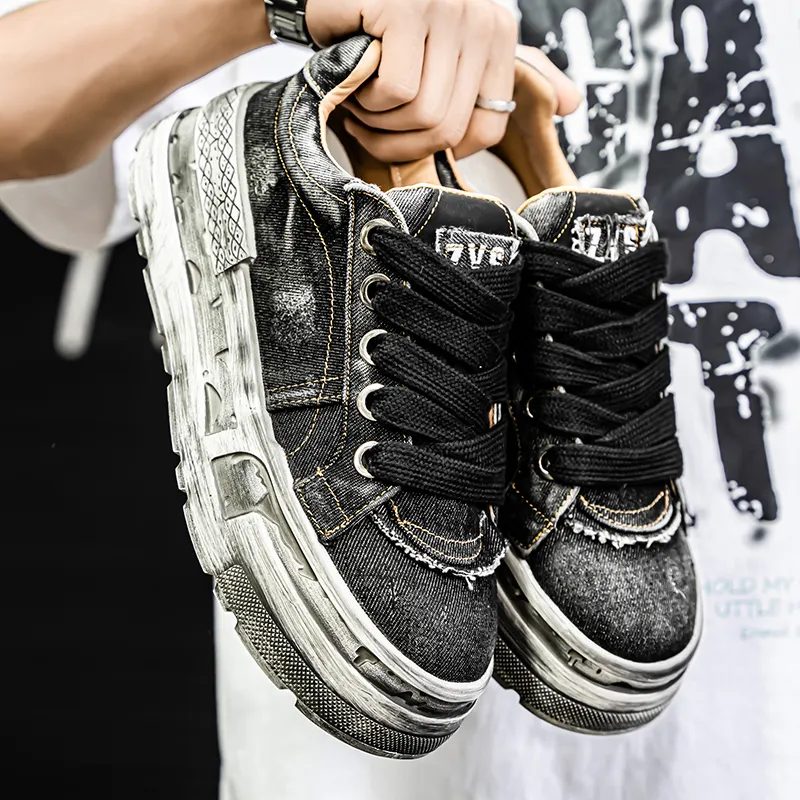 ROBINHOOD Coverage Slip Resistant Cushioning Impact Resistance Abrasion Resistant Low Top Skateboard Shoes Men's-4