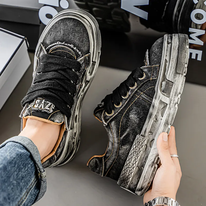 ROBINHOOD Coverage Slip Resistant Cushioning Impact Resistance Abrasion Resistant Low Top Skateboard Shoes Men's-5