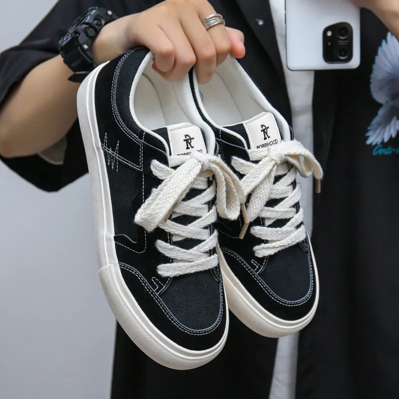 ROBINHOOD Coverage Slip Resistant Cushioning Abrasion Resistant Low Top Skateboard Shoes Men's-4