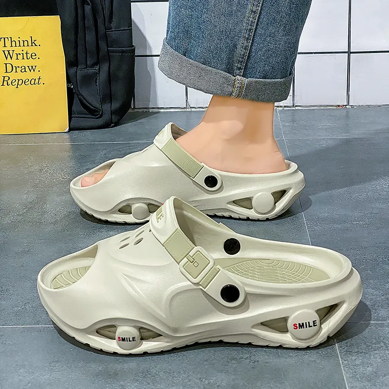 ROBINHOOD Beach Sandals Unisex Black Gray/Beige Brown/Mint Green-14